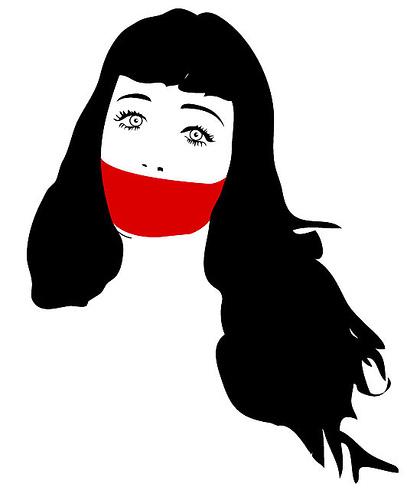 Gag woman