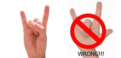Horn sign