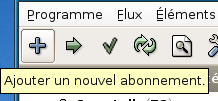 Ajout avec Liferea