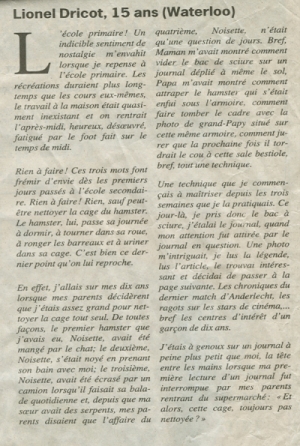 Plume en or