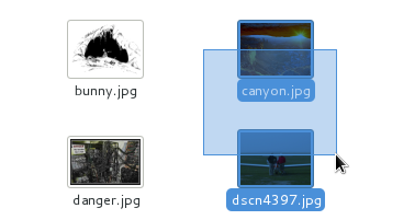 Selectiong multiple files
