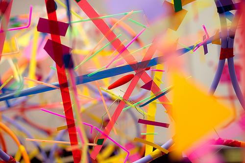 Random coloured lines